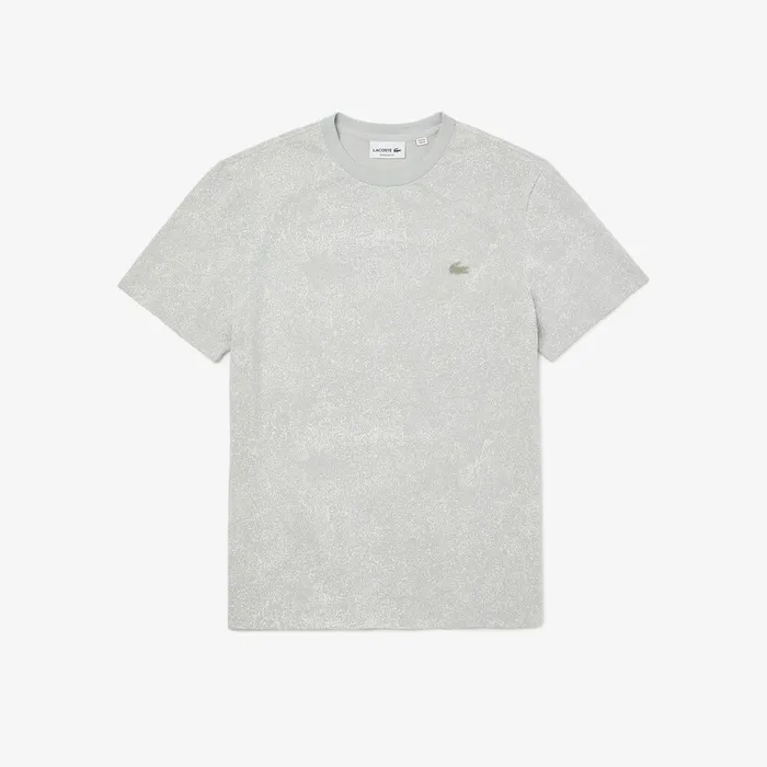 Motion Regular Fit Stretch Tshirt Grey Mens Lacoste TShirts USA