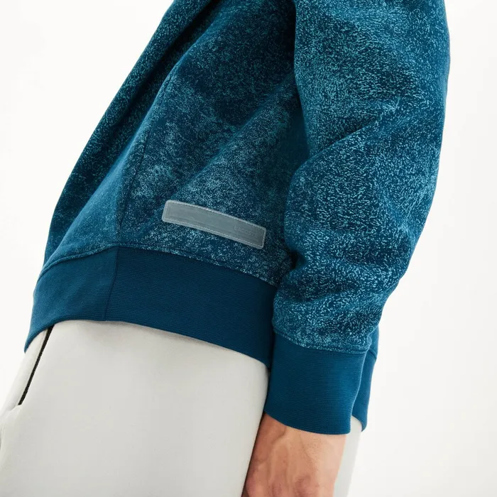 Motion Textured Crew Neck Sweatshirt Blue Mens Lacoste Sweatshirts Near Me