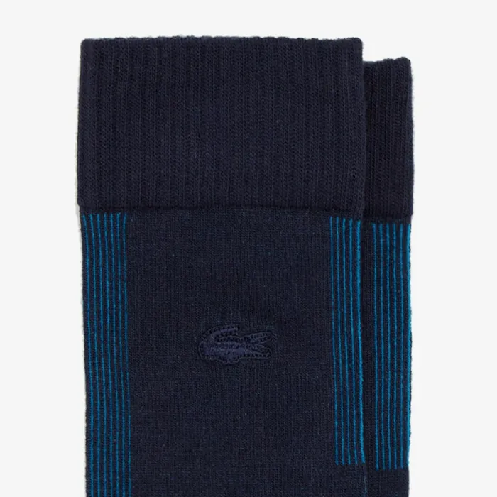 Motion Texturized Socks Navy BlueBlue Mens Lacoste Socks For Sale Online