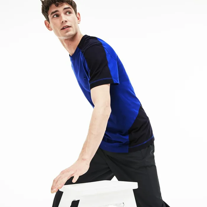 Motion Ultra Light Cotton Tshirt Navy BlueNavy Blue Mens Lacoste TShirts Near Me