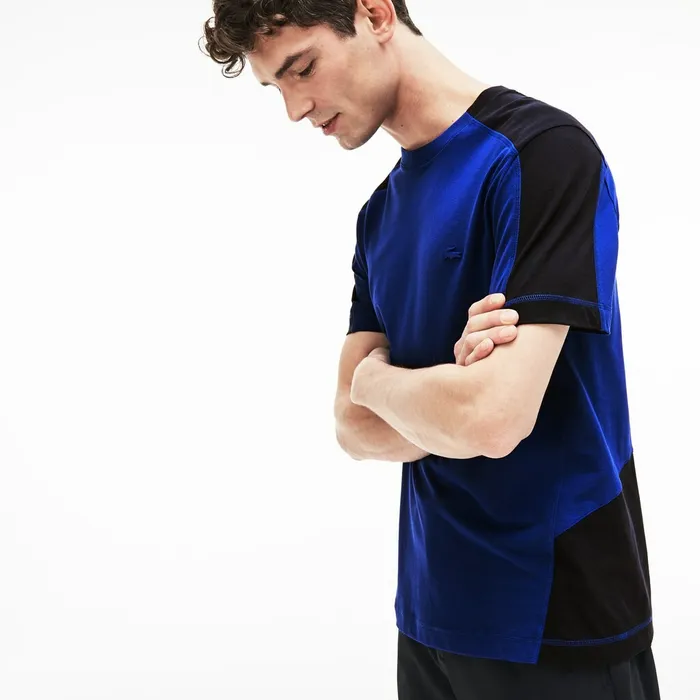 Motion Ultra Light Cotton Tshirt Navy BlueNavy Blue Mens Lacoste TShirts Near Me