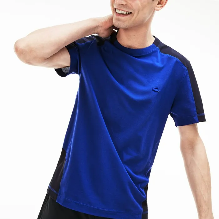 Motion Ultra Light Cotton Tshirt Navy BlueNavy Blue Mens Lacoste TShirts Near Me