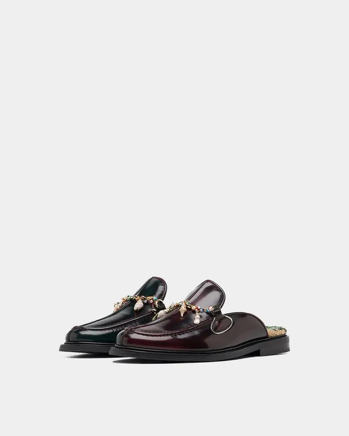 Mule Ananas Ox Blood WomenMen Filling Pieces Loafers and Dress Shoes