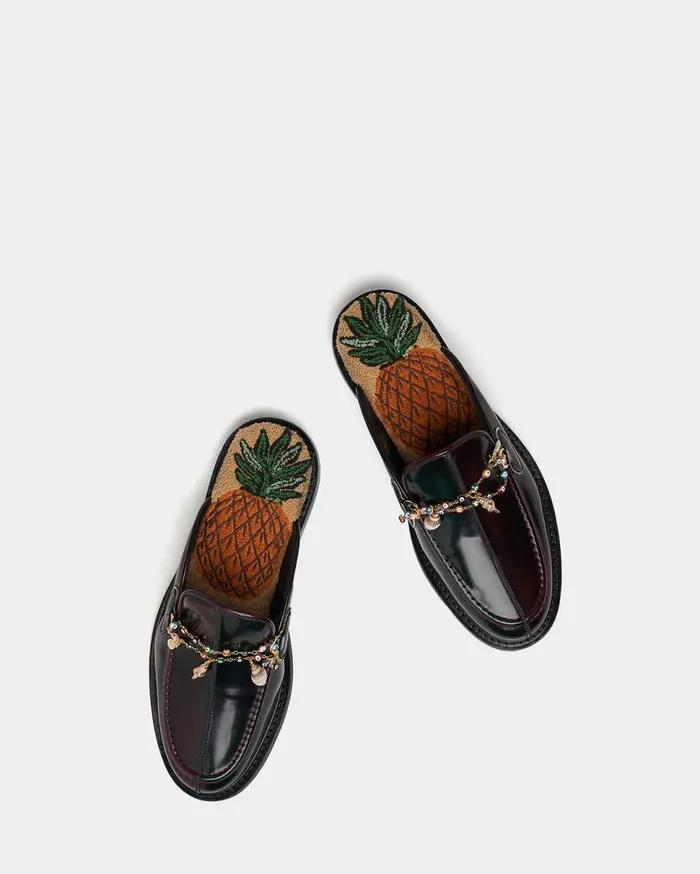 Mule Ananas Ox Blood WomenMen Filling Pieces Loafers and Dress Shoes