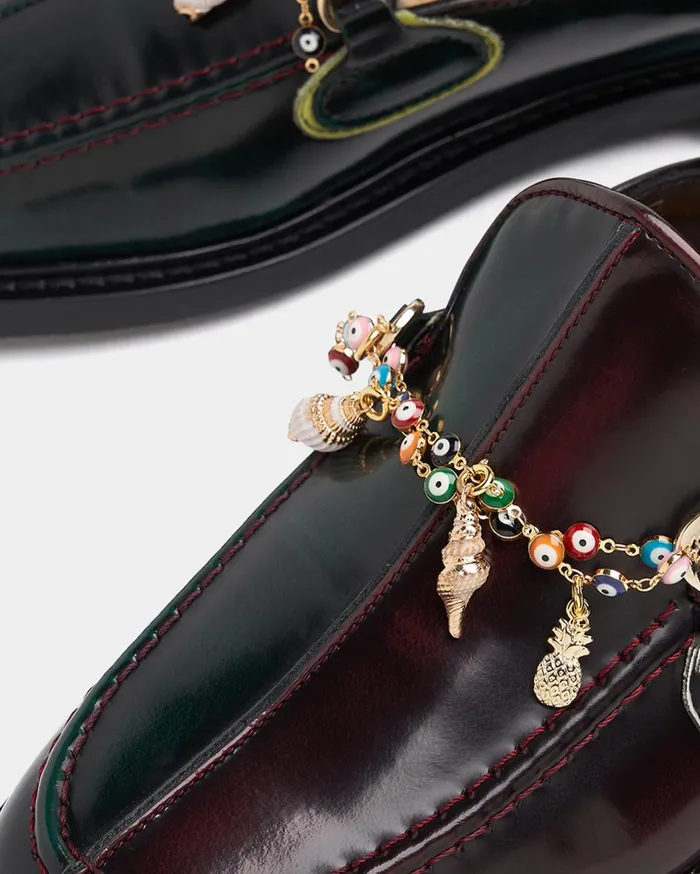 Mule Ananas Ox Blood WomenMen Filling Pieces Loafers and Dress Shoes
