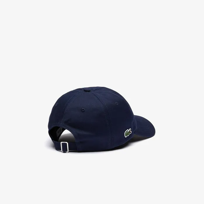 MulticolorLogo Cotton Cap Navy Blue Mens Lacoste Caps and Hats Shop Online
