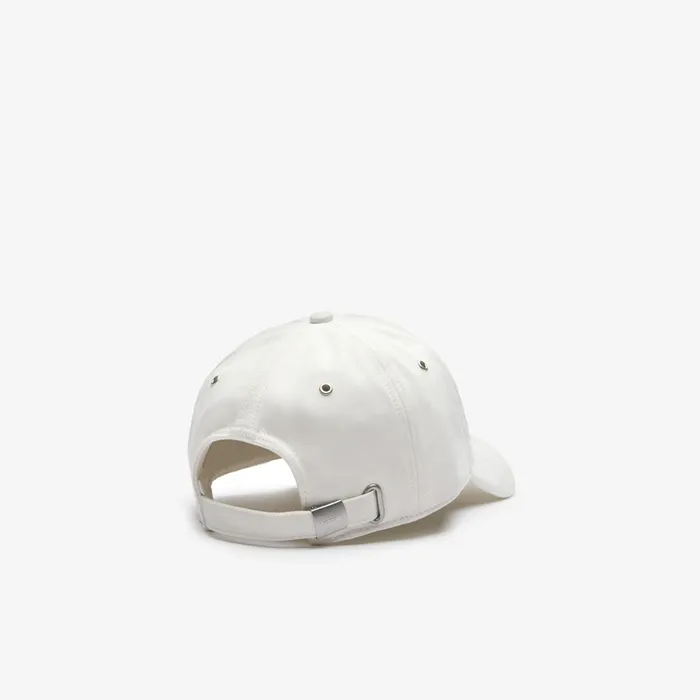 Multicolored Logo Cotton Cap White Mens Lacoste Caps and Hats Outlet Factory