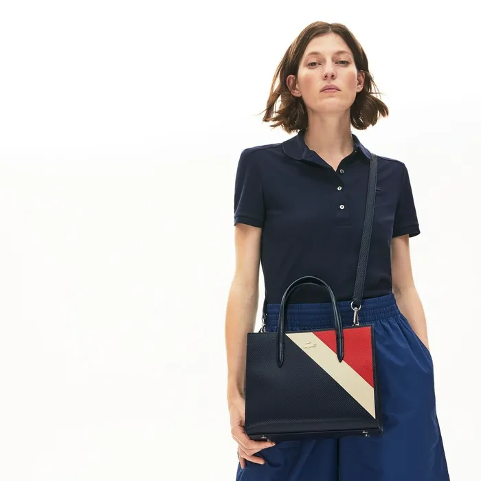 Multicolored Shopper Dark Sapphire Fog Corrida Womens Lacoste Bags Outlet