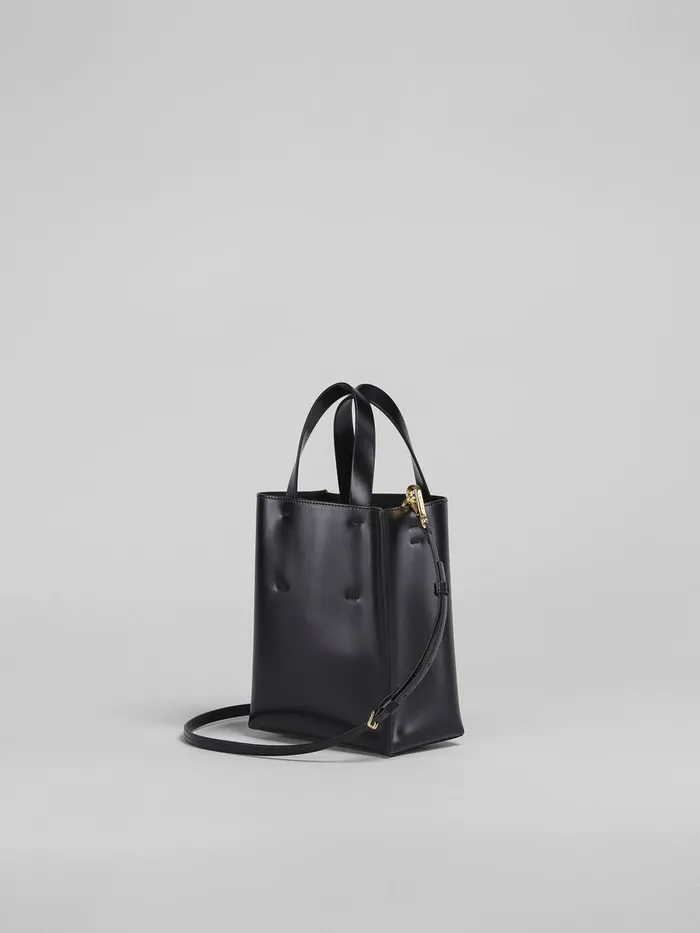 Museo Mini Bag In Black Leather Women Marni Tote Bags