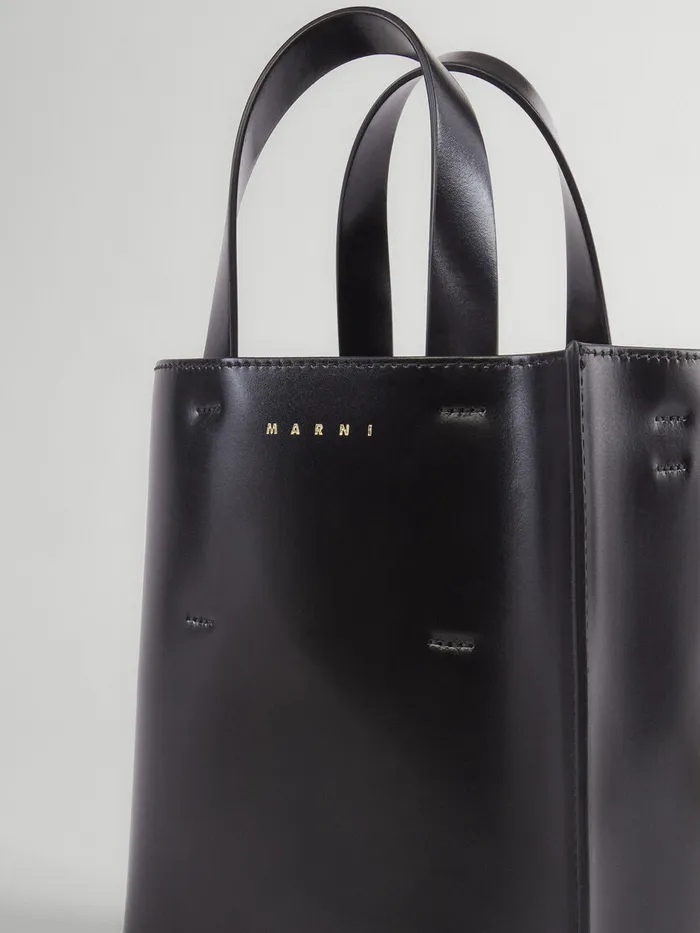 Museo Mini Bag In Black Leather Women Marni Tote Bags