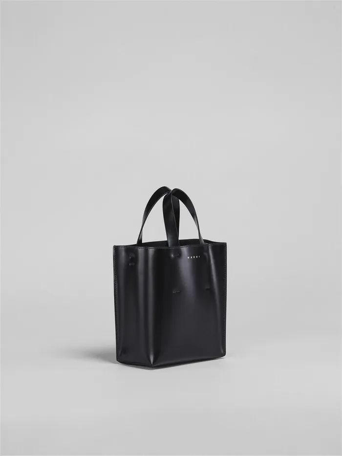 Museo Mini Bag In Black Leather Women Marni Tote Bags