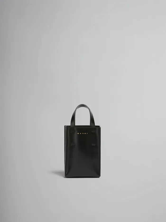 MUSEO Nano Bag In Black Leather Women Marni Tote Bags
