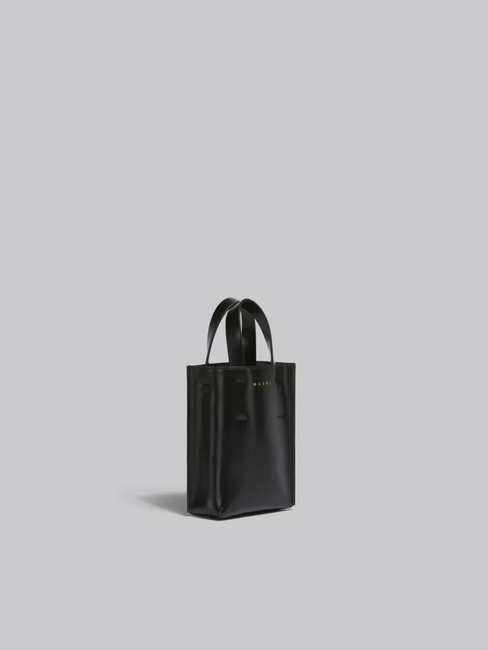 MUSEO Nano Bag In Black Leather Women Marni Tote Bags