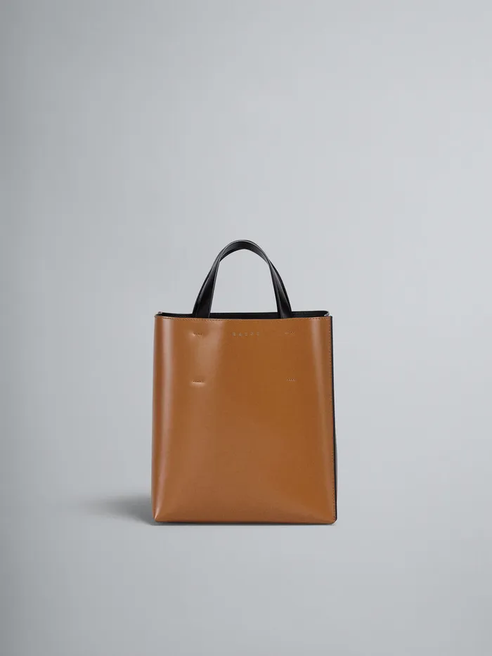 MUSEO Small Bag In Brown And Black Leather Women Marni Tote Bags
