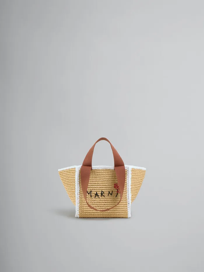 Natural Macram Sillo Small Shopper Women Marni Tote Bags