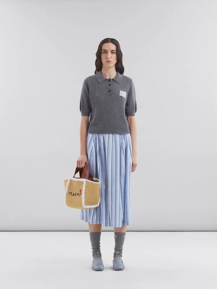 Natural Macram Sillo Small Shopper Women Marni Tote Bags