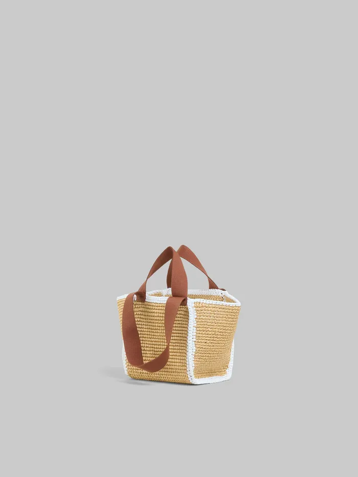 Natural Macram Sillo Small Shopper Women Marni Tote Bags