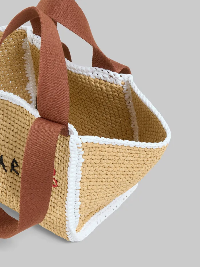 Natural Macram Sillo Small Shopper Women Marni Tote Bags