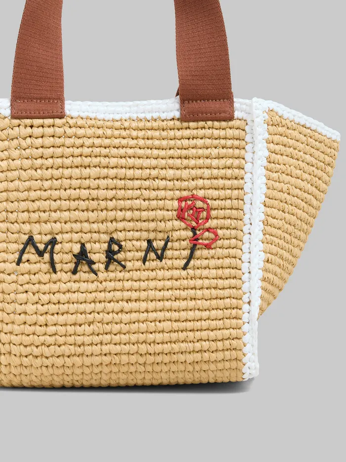 Natural Macram Sillo Small Shopper Women Marni Tote Bags