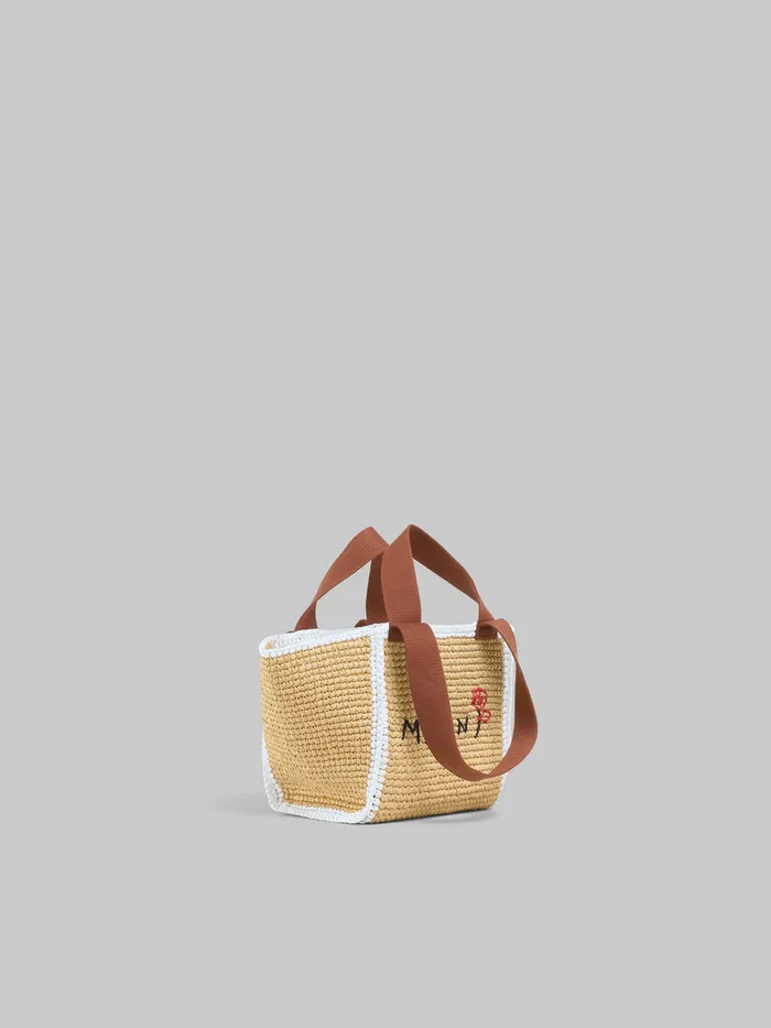 Natural Macram Sillo Small Shopper Women Marni Tote Bags