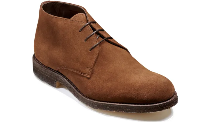 Navona 8211 Castagnia Suede Mens Barker Shoes Boots