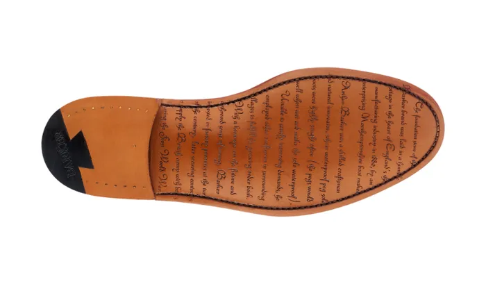 Newborough 8211 Antique Rosewood Grain Mens Barker Shoes Loafers