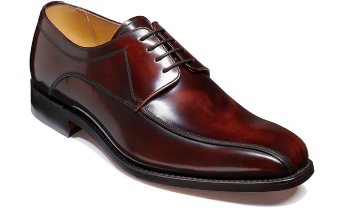 Newbury 8211 Brandy HiShine Mens Barker Shoes Derbys