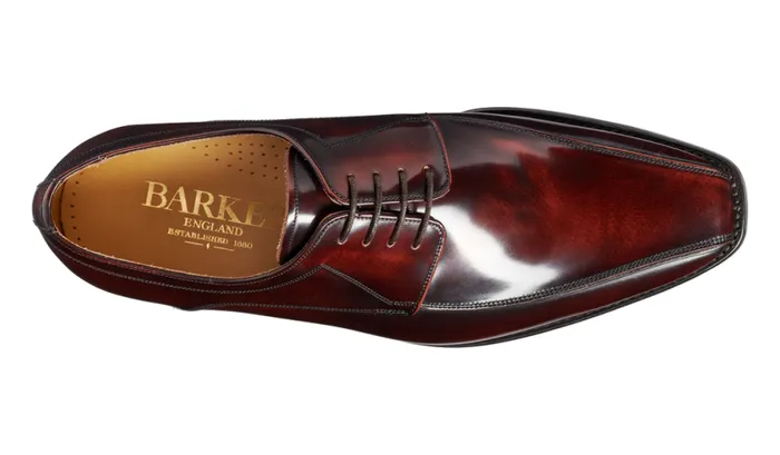 Newbury 8211 Brandy HiShine Mens Barker Shoes Derbys