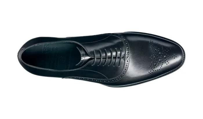 Newchurch 8211 Black Calf Mens Barker Shoes Brogues