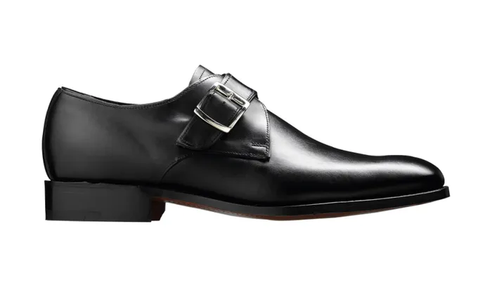Northcote 8211 Black Calf Mens Barker Shoes Monk Straps