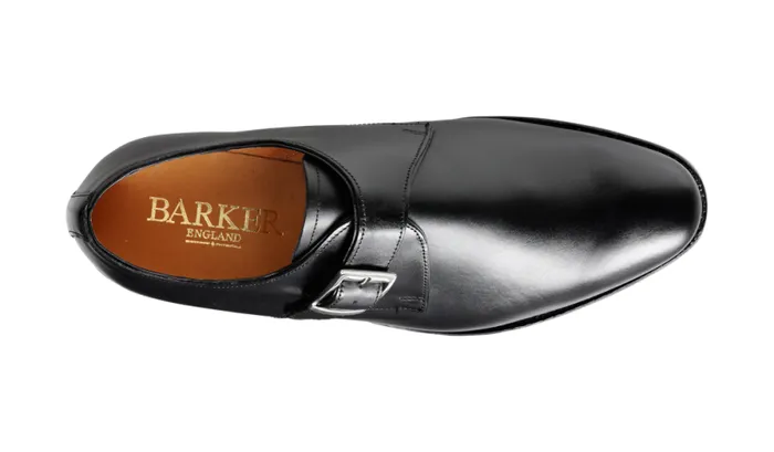 Northcote 8211 Black Calf Mens Barker Shoes Monk Straps