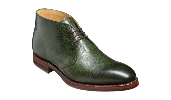 Orkney 8211 Green Grain Mens Barker Shoes Boots