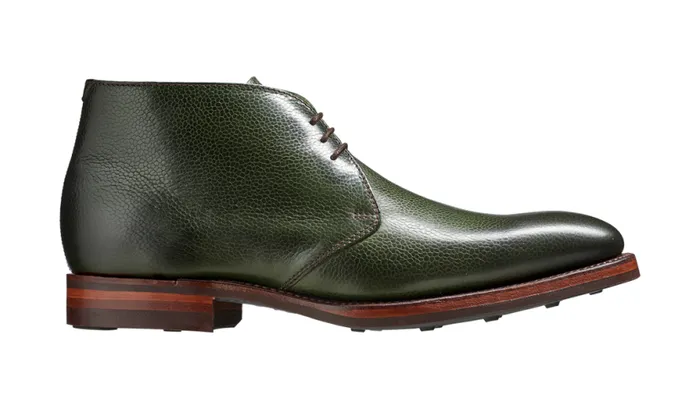 Orkney 8211 Green Grain Mens Barker Shoes Boots