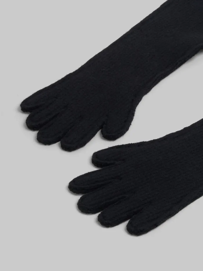 Oversized Black Wool Gloves Women Marni Other Accessories