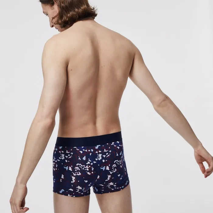 Pack Of 3 Casual Boxers BordeauxGrey ChineNavy Blue Mens Lacoste Underwear Shop Online