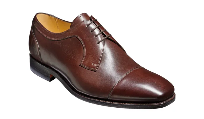 Paignton 8211 Dark Walnut Calf Mens Barker Shoes Derbys