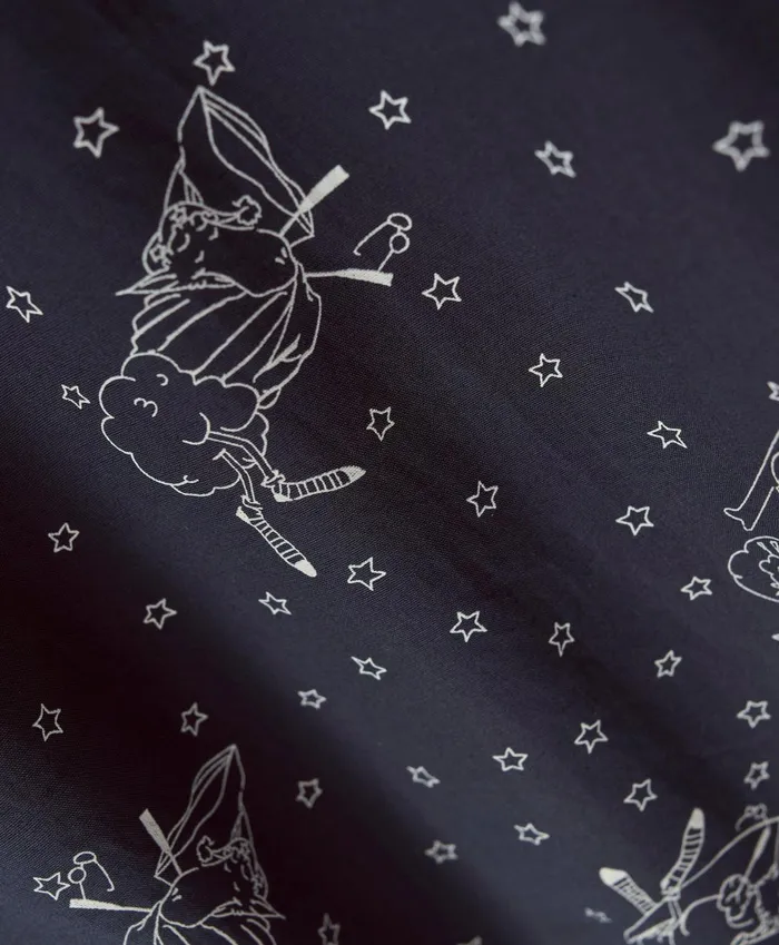 Pajamas andamp Robes Men Brooks Brothers Cotton Poplin Henry Print Lounge Pants Navy