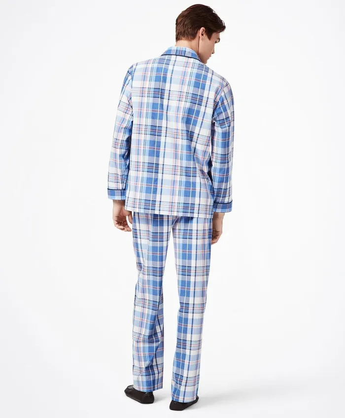Pajamas andamp Robes Men Brooks Brothers Madras Pajamas Whitebluered Pajamas andamp Robes Men Brooks Brothers Madras Pajamas Whitebluered