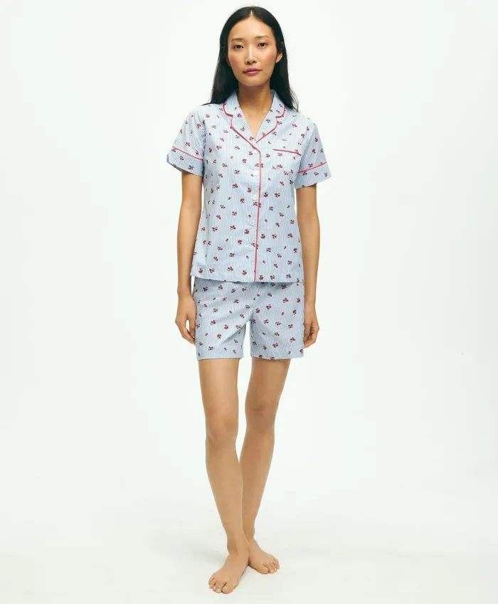 Pajamas andamp Sleepwear Women Brooks Brothers Cotton Poplin Floral Pajama Set Multi Pajamas andamp Sleepwear Women Brooks Brothers Cotton Poplin Floral Pajama Set Multi