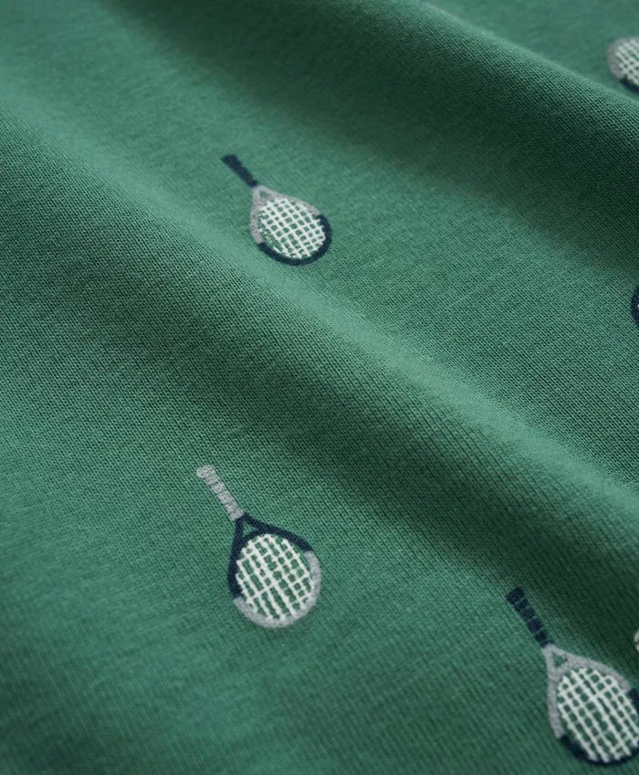 Pajamas Kids Brooks Brothers Kids Cotton Printed Pajama Set Green