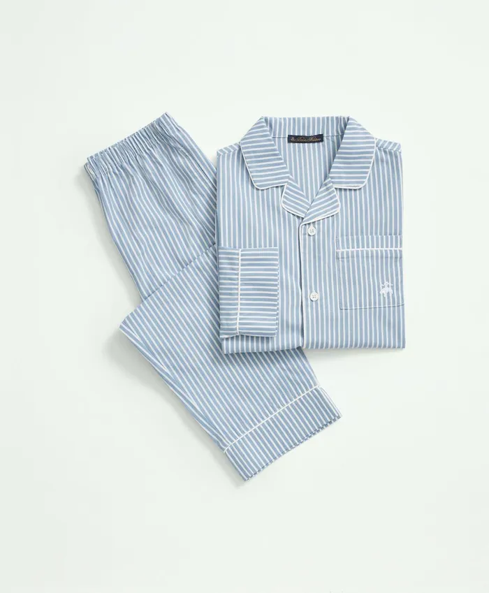 Pajamas Kids Brooks Brothers Kids Long Sleeve Button Up Pajama Set Light Blue Pajamas Kids Brooks Brothers Kids Long Sleeve Button Up Pajama Set Light Blue