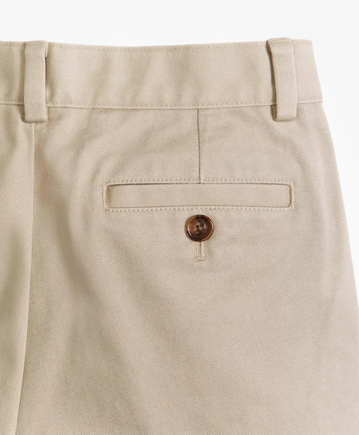 Pants andamp Shorts Kids Brooks Brothers Boys FlatFront NonIron Advantage Chino Pants Khaki