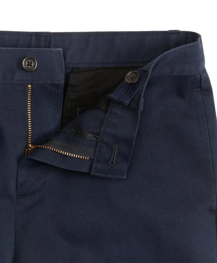 Pants andamp Shorts Kids Brooks Brothers Boys FlatFront NonIron Advantage Chino Pants Navy