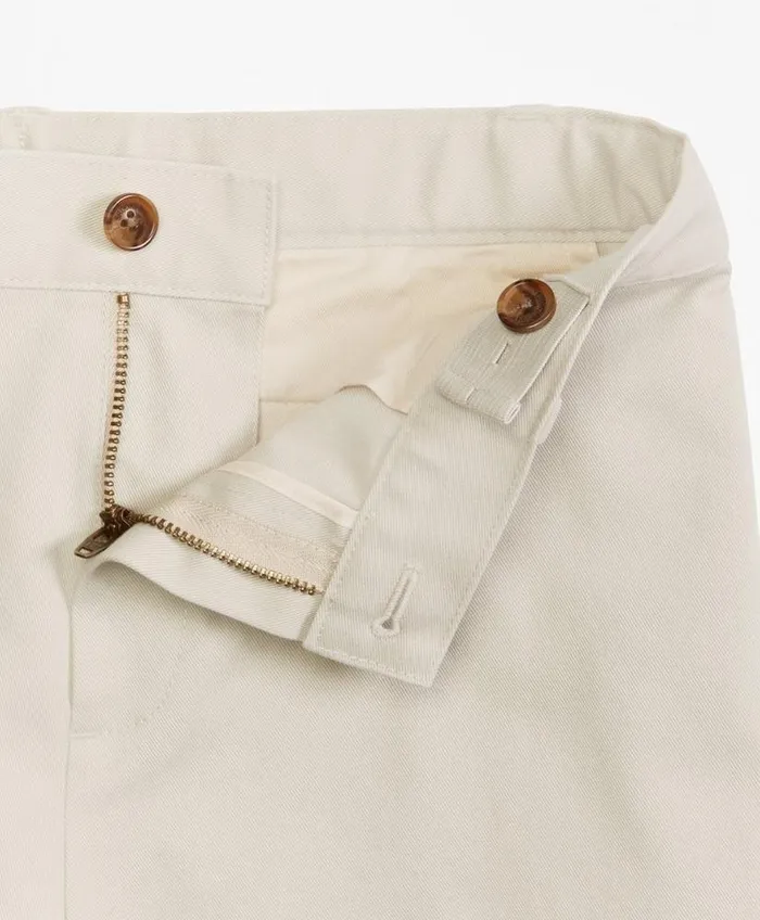 Pants andamp Shorts Kids Brooks Brothers Boys FlatFront NonIron Advantage Chino Pants Stone