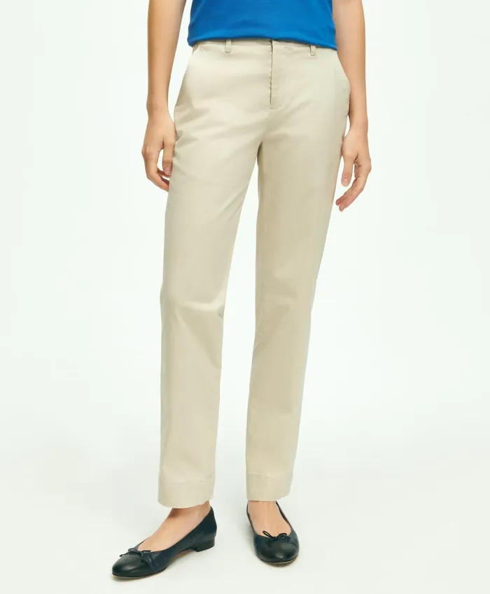 Pants andamp Skirts Women Brooks Brothers Garment Washed Stretch Cotton Chinos Natural Pants andamp Skirts Women Brooks Brothers Garment Washed Stretch Cotton Chinos Natural