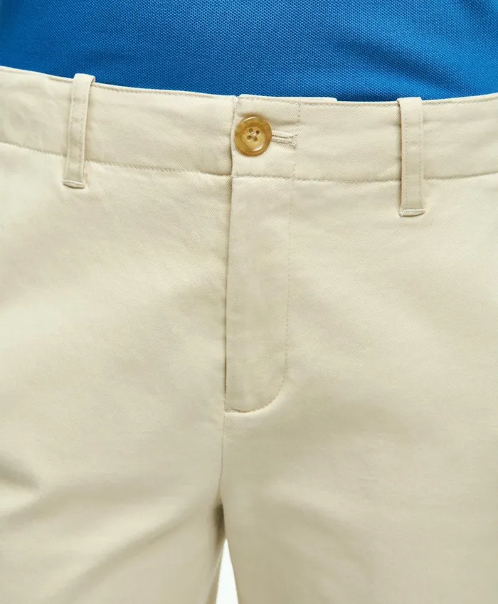 Pants andamp Skirts Women Brooks Brothers Garment Washed Stretch Cotton Chinos Natural
