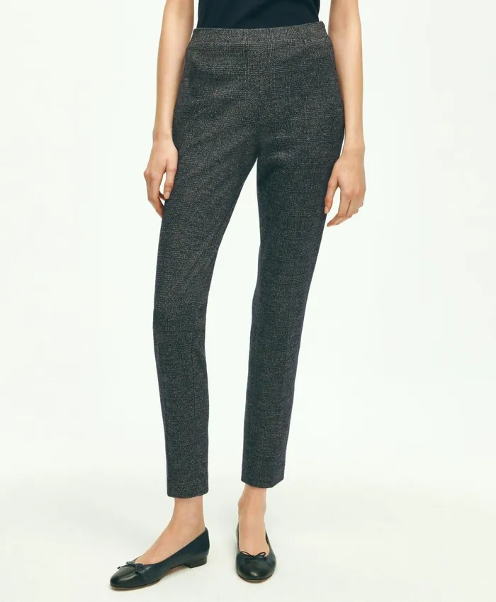 Pants andamp Skirts Women Brooks Brothers SideZip Cotton Wool Blend Glenn Plaid Cropped Pants Grey Multi Pants andamp Skirts Women Brooks Brothers SideZip Cotton Wool Blend Glenn Plaid Cropped Pants Grey Multi
