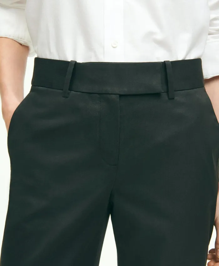 Pants andamp Skirts Women Brooks Brothers Stretch Cotton Advantage Chino Pants Black