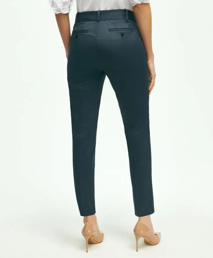 Pants andamp Skirts Women Brooks Brothers Stretch Cotton Advantage Chino Pants Navy