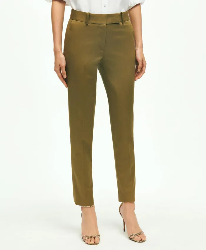 Pants andamp Skirts Women Brooks Brothers Stretch Cotton Advantage Chino Pants Olive Pants andamp Skirts Women Brooks Brothers Stretch Cotton Advantage Chino Pants Olive